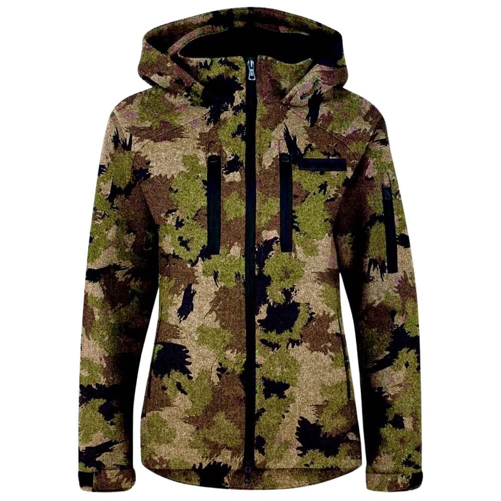 Leka Pro Silent Forest - Damen Lodenjacke aus Pro Camo Loden