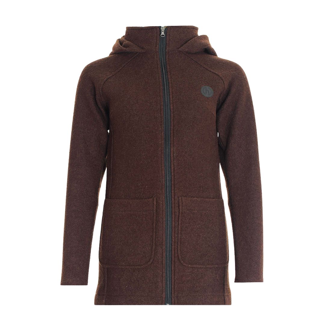 Hedlund Lara Chocolate - Damen Wollwalkmantel aus Schurwolle