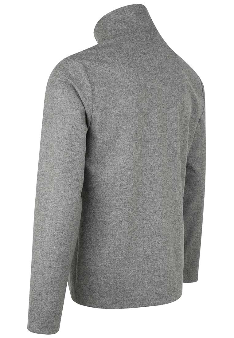 Ultraleichter merino baselayer zum darunter anziehen - Herren Sport-Shirt aus Merinowolle - Full-Zip Merino Layer