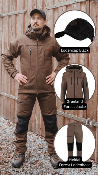 Heidal Forest - Herren Lodenhose Kombi 2