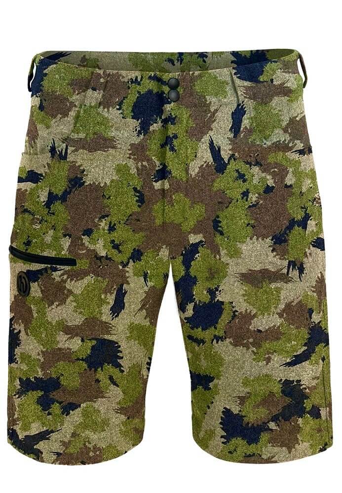 Hedlund Hamar Ultralight Silent Forest - Merino Camo Lodenshorts