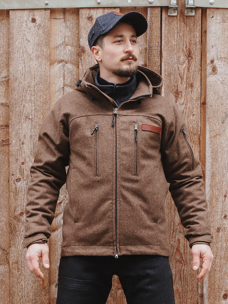 Grenland Forest - Herren Lodenjacke aus Tuchloden
