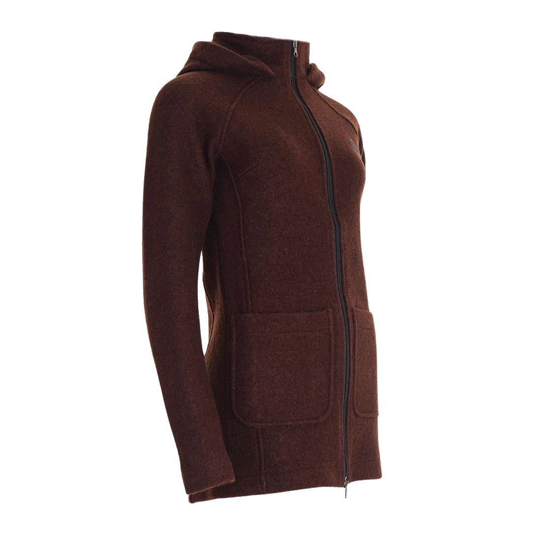 Hedlund Lara Chocolate - Damen Wollwalkmantel aus Schurwolle