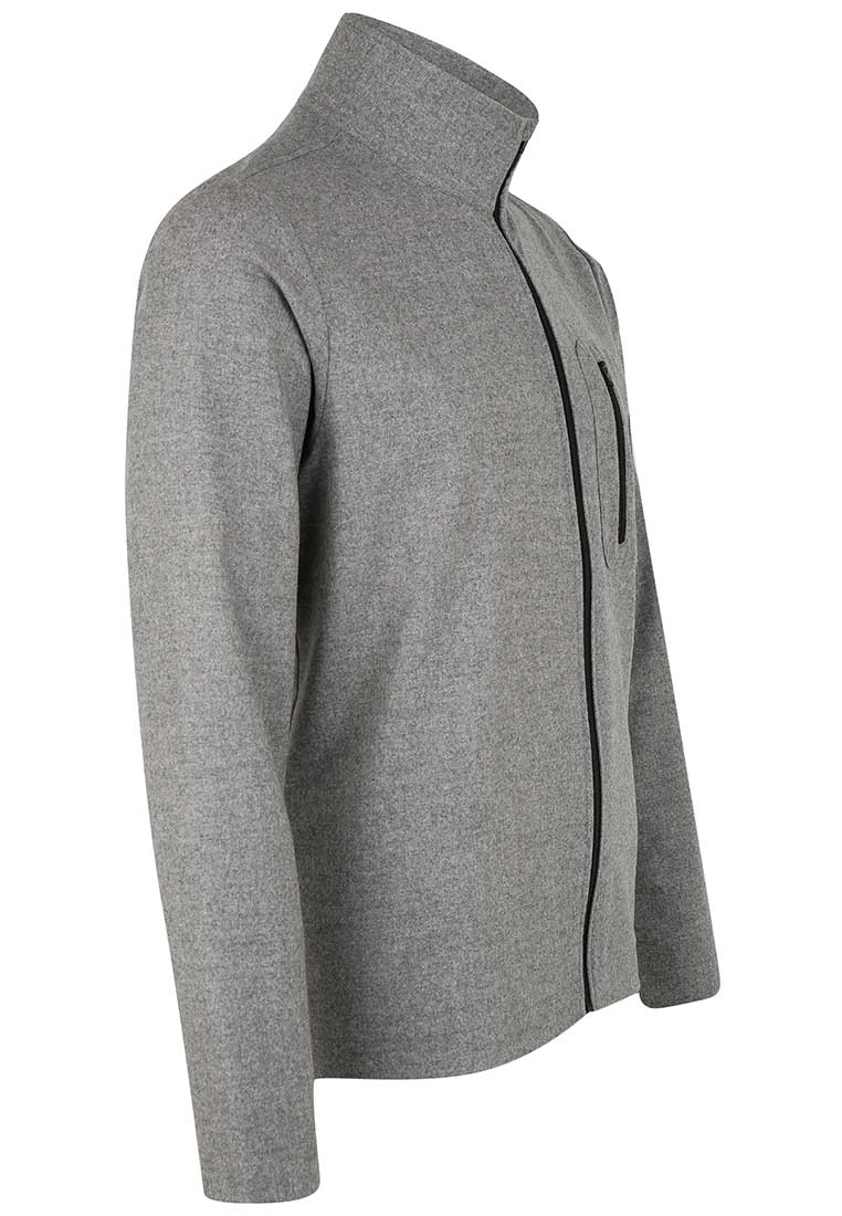 Ultraleichter merino baselayer zum darunter anziehen - Herren Sport-Shirt aus Merinowolle - Full-Zip Merino Layer