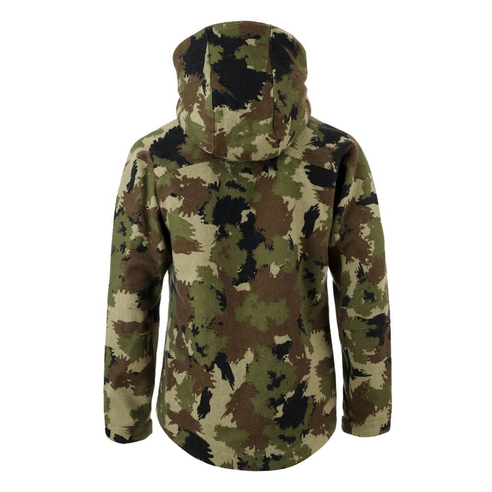 Grenland Pro Silent Forest Camo Lodenjacke Rückseite