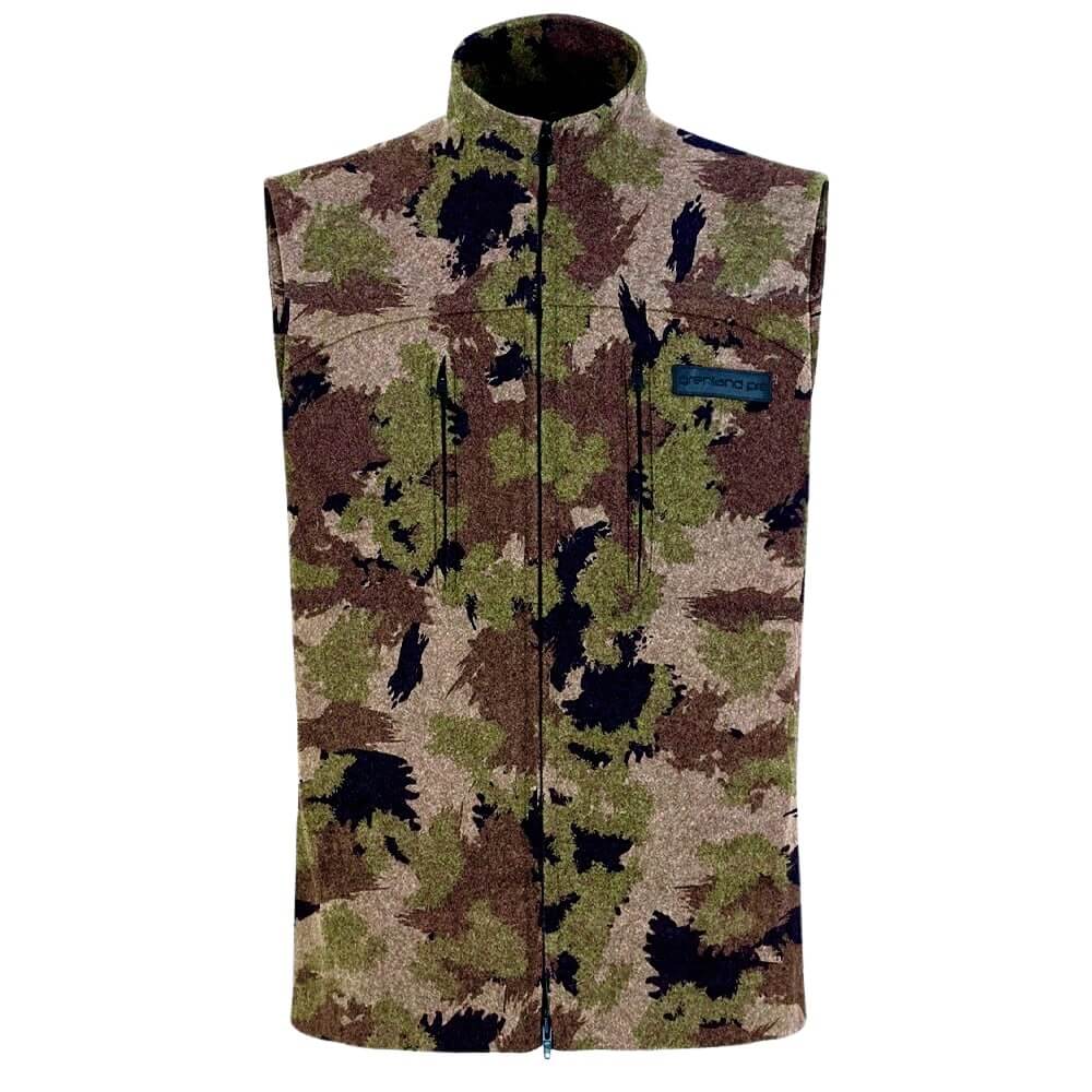 Grenland Silent Forest Classic - Herren Camo-Lodenweste